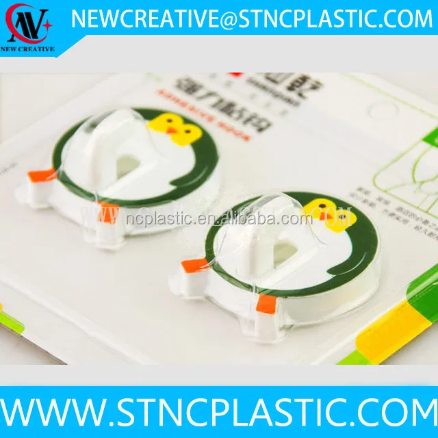 2pcs set bear Metal Material and plastic Hooks&Rails Type Adhesive Hook SELF ADHESIVE HOOK