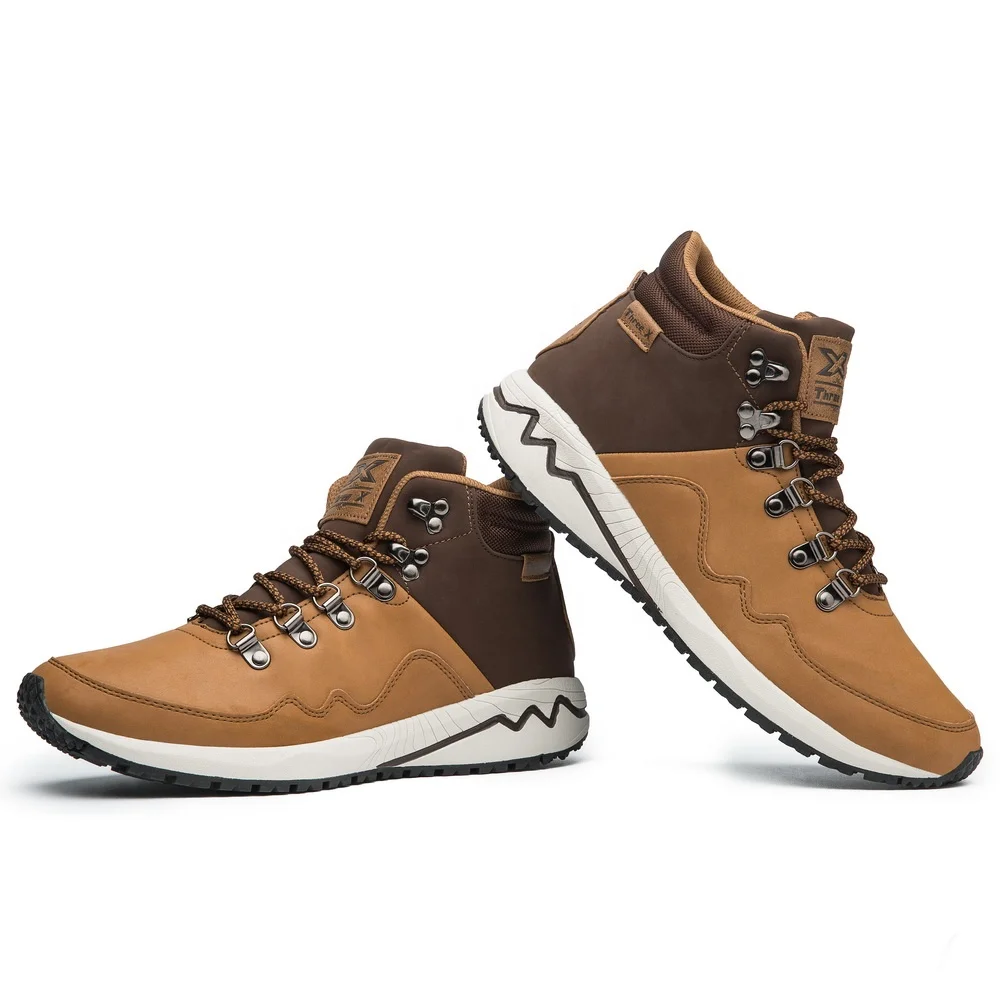 
Wholesale Hiking Shoes Outdoor Pu Leather Upper Casual Hiking Shoes Men 