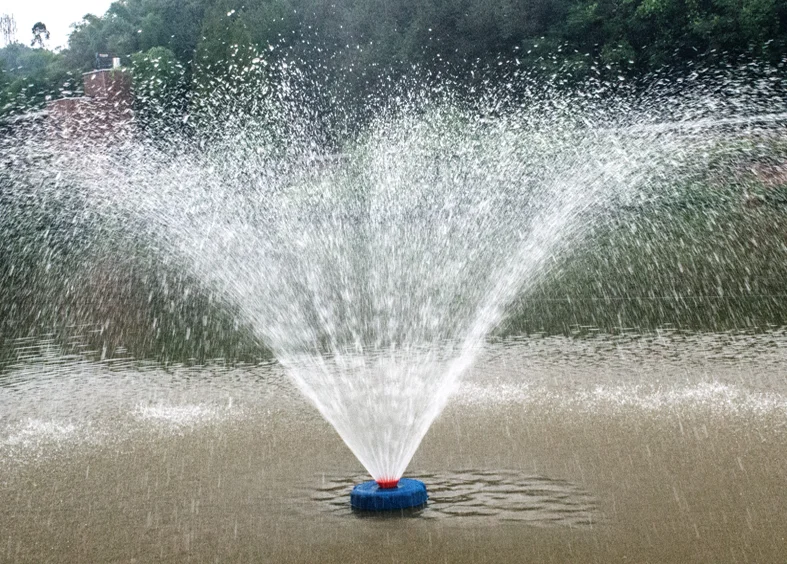 floating aquaculture solar powered pond aerator floating pond aerator