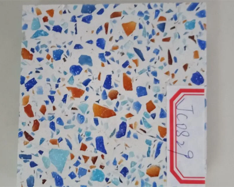 
cheap white with blue terrazzo tiles flooring pricing 