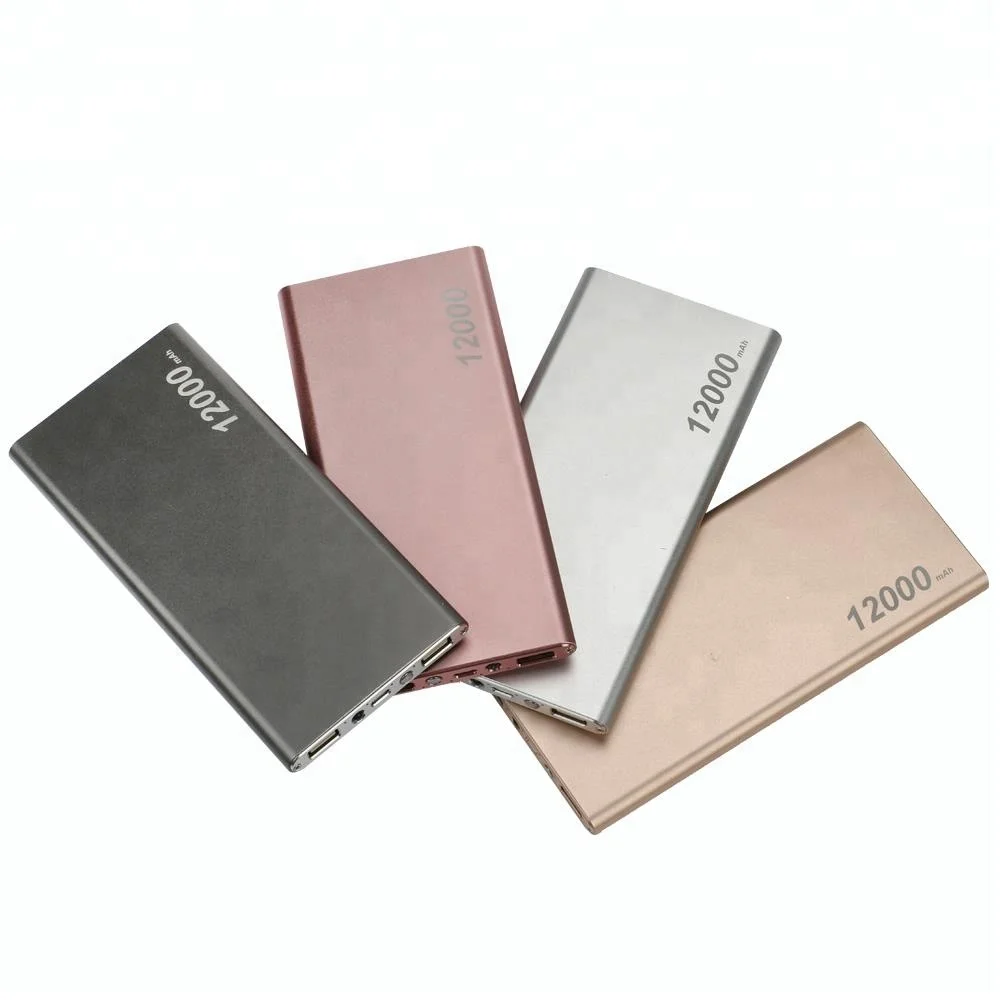 2018 оптовая продажа Alibaba Ультратонкий внешний аккумулятор 12000 мАч для смартфона