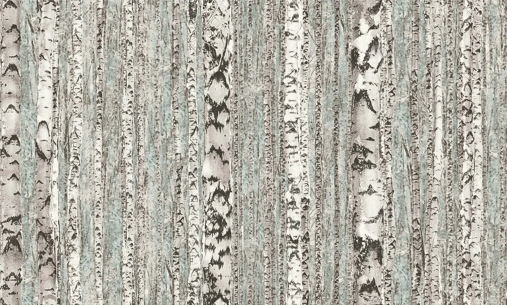 1.06M * 15.6M Impressionistic Oil Painting Tree Branches Design Modern Style PVC Wallpaper