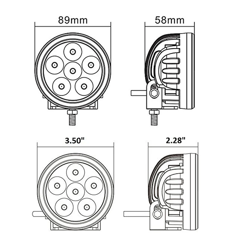 
SAL 3.5inch Diameter Round 3.5