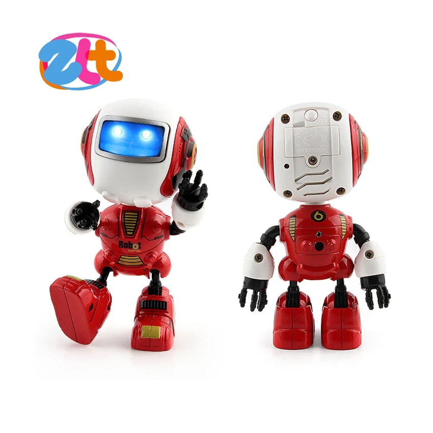 Battery operated metal mini toy robot for kids