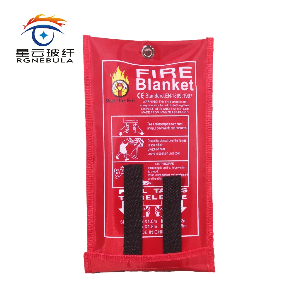 
Fiberglass Emergency Fire Blanket for Kitchen,Camping,Fireplace,Grill,Car,RV,Boat and so on 