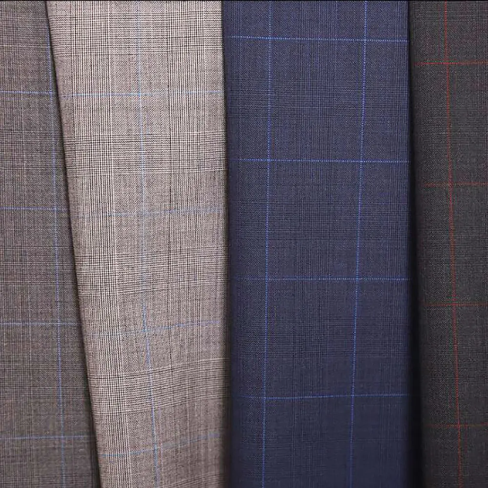 Китайские поставщики, оптовая продажа, ткань для мужских костюмов из полиэстера и шерсти