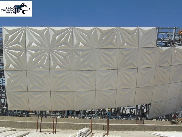 
construction building material gfrc deco china supplier embossed grc light weight exterior faux stone wall panel 