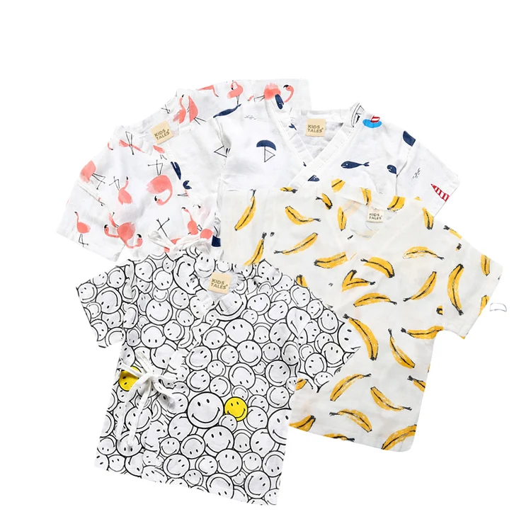 
Wholesale 100% Cotton Printing Baby Sleepwear Pajamas 