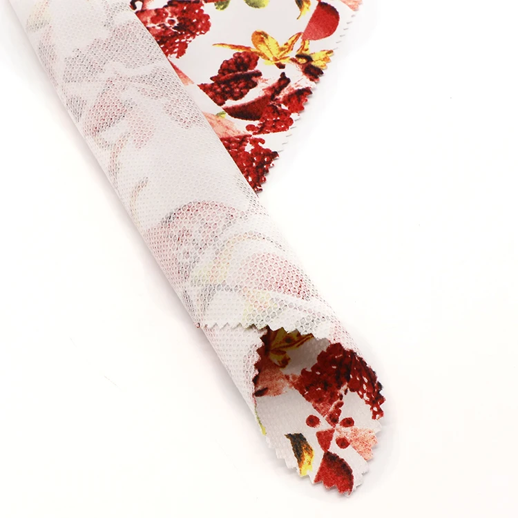 Pomegranate fruit polyester cotton printed fabric