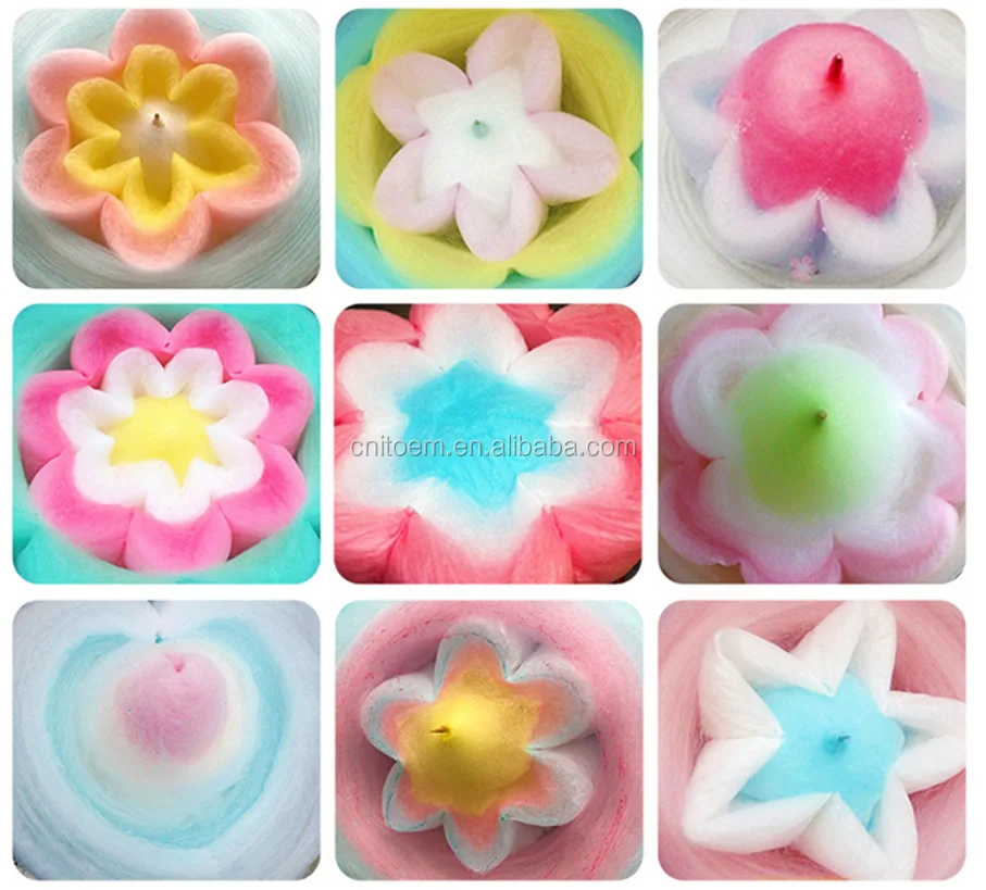 Industrial gas cotton candy machine