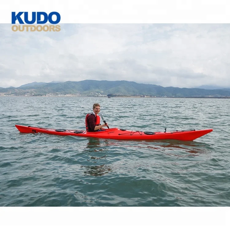 Designed In Norway Produced by KUDO Three Layer Sandwich Construction HDPE Sea Kayak with good stability