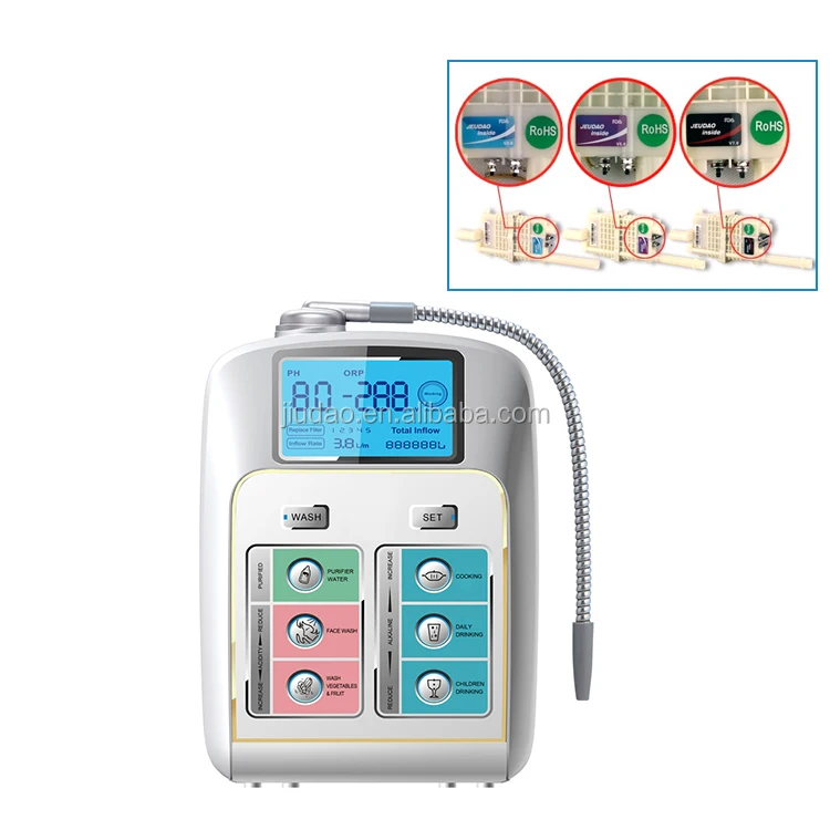 JEUDAO water ionizer hydrogen water machine alkaline water ionizer
