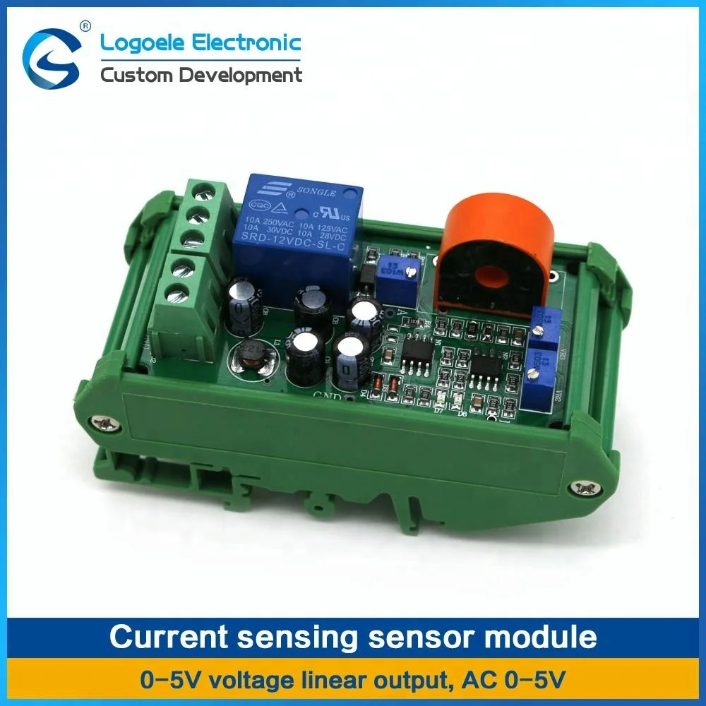 5A 10A 20A 50A 0-5V Voltage Linear Switching Output overcurrent 5A transducer AC current sensor with relay