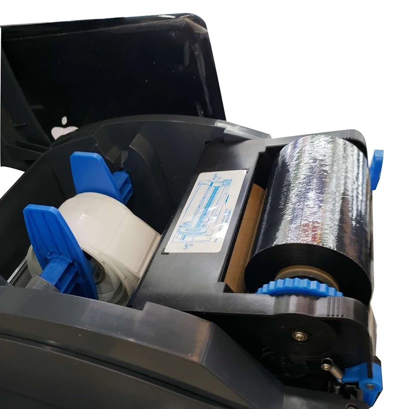 100*300 Black Ribbon Barcode Label Printer  Thermal Transfer Consumables