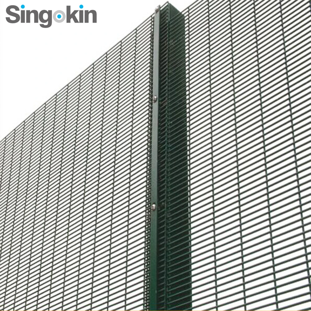 358 Powder coated and galvanized High security prison mesh fencing  anti climb snake proof fence panel