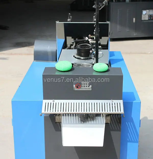 Plastic scourer machine/mesh scourer making machine/scourer machine