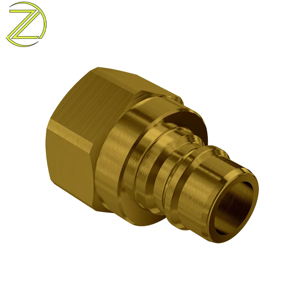 CNC Lathe Hose Tube Quick Barb Male Metal Union Fitting Pipe Coupling Brass Hose Pipe Connectors for Garden