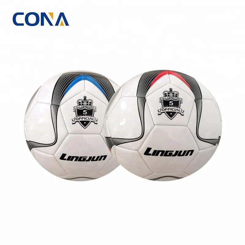 Оптовая продажа, китайский футбольный мяч, производство ПВХ, футбольный мяч официального размера, хорошая производительность