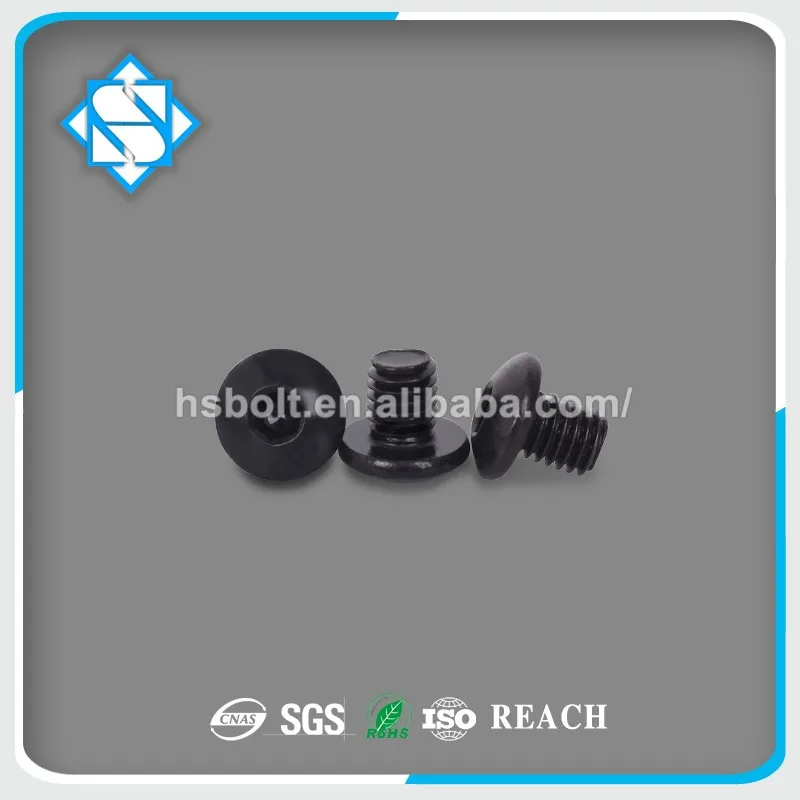 Оптовая продажа, небольшой винт из нержавеющей стали черного цвета для электронных продуктов