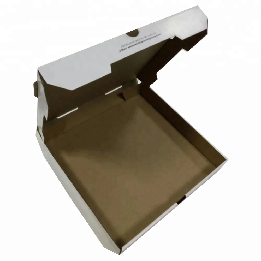 Wholesale high quality cheap custom logo portable thick recycled corrugated delivery baking pizza box