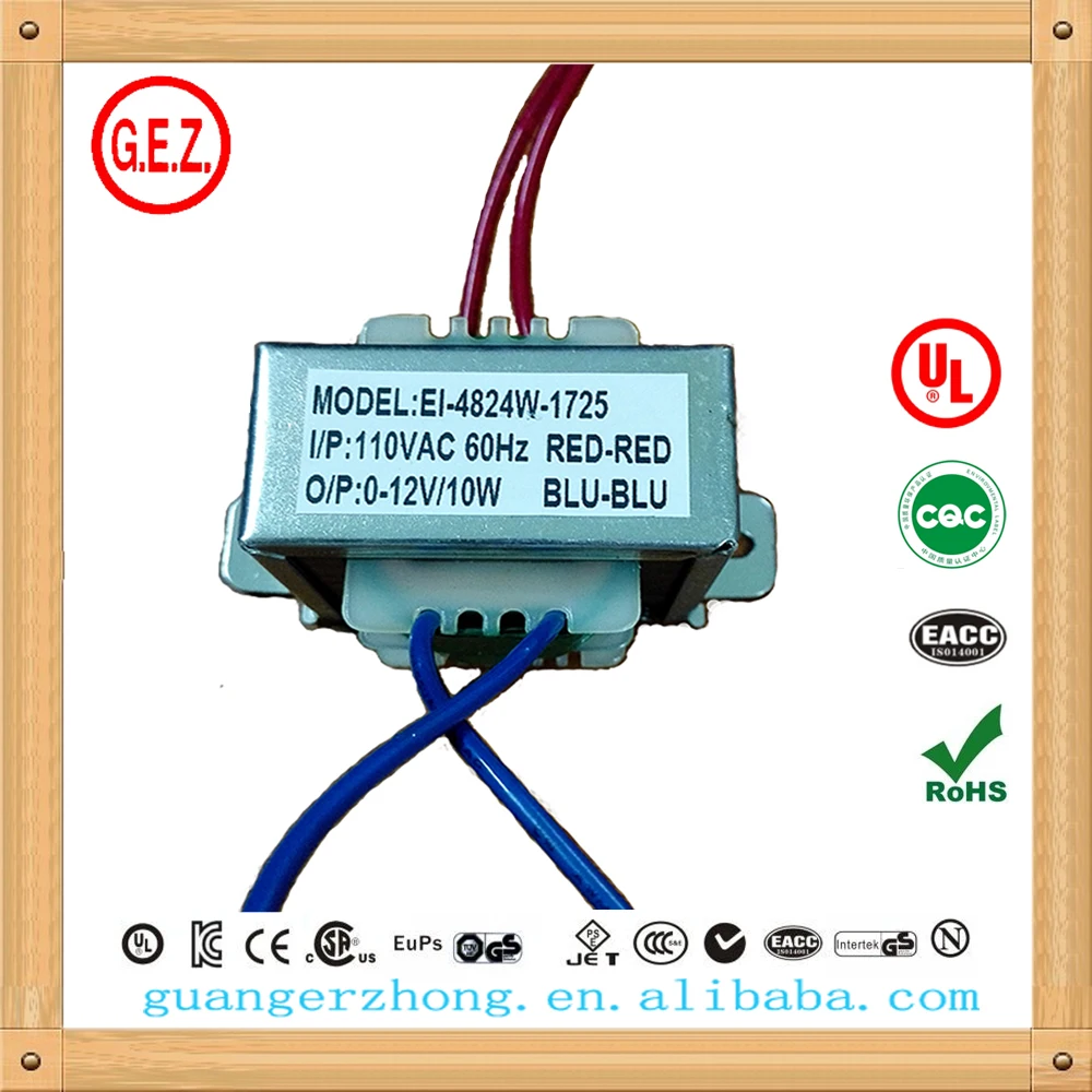 most popular EI 48 240v 12 volt 1.5 amp transformer