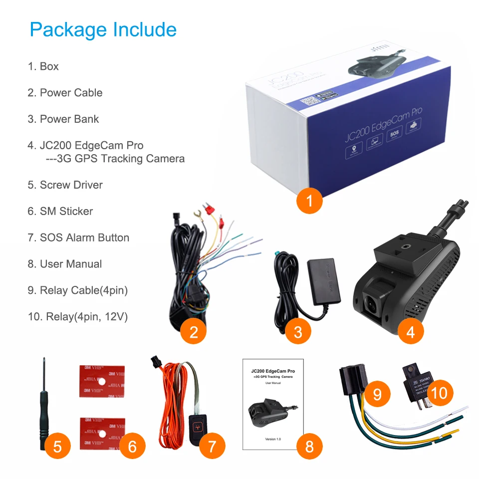 JIMI 3g dashcam for cars front and rear,android,two way recording,sim card locker,g-sensor,cloud server, lifetime free platform