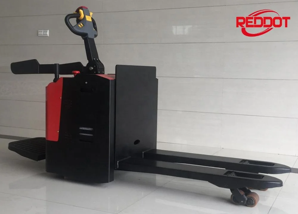 Reddot advanced high standard battery 2.5 tons small electric pallet truck 3 tons with electric steering