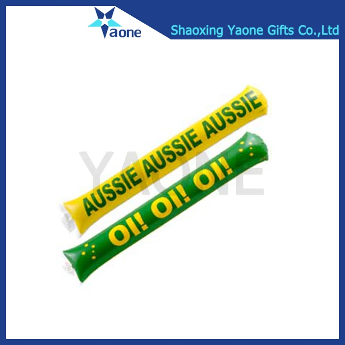 
Cheap custom promotional printed inflatable cheering sticks 