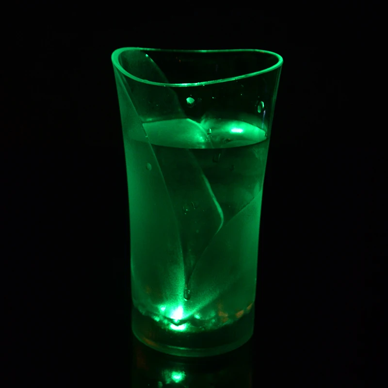 Water Inductive Automatic Light up led Juice cup for halloween christmas party drink