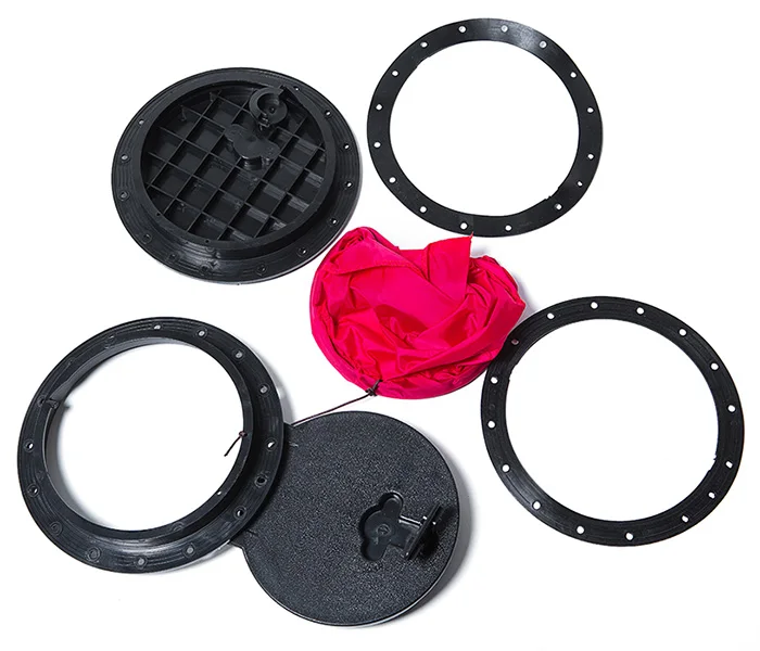 JFM GA6 Oval Plastic Kayak Hatch with Waterproof Dry Bag