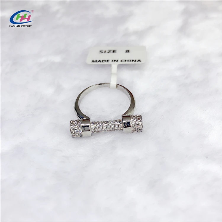 
Factory custom fashion jewelry plain wedding rings for women 