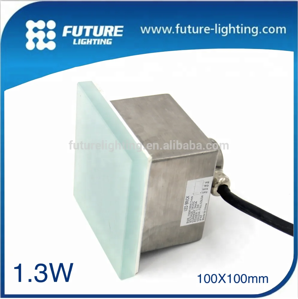 
size customized for square plaza waterproof built-in concrete floor light 