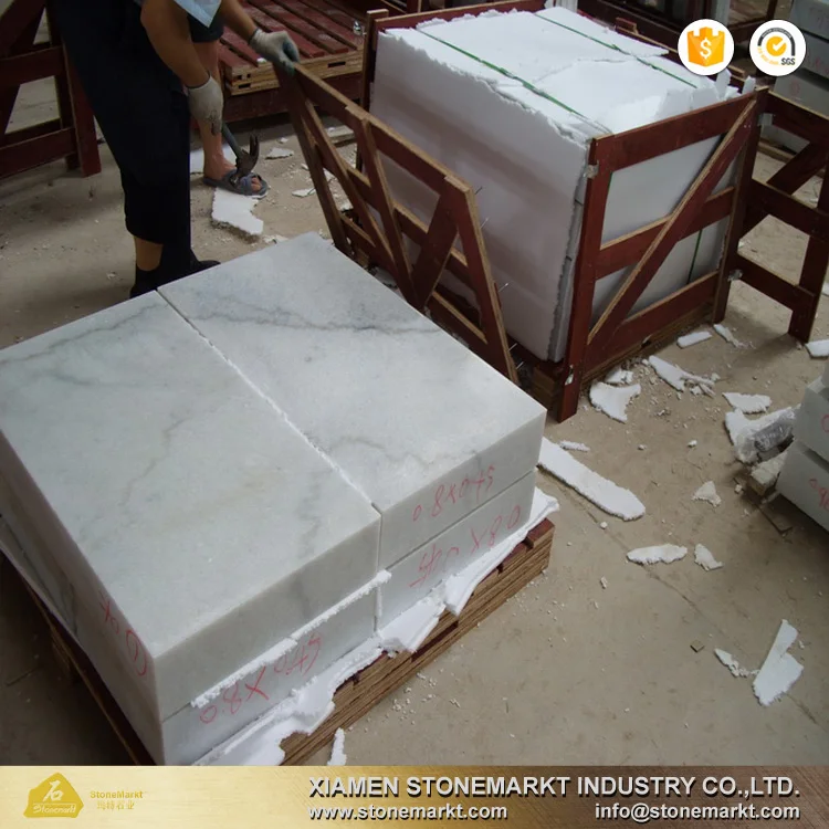 StoneMarkt Carrara White marble cube stone