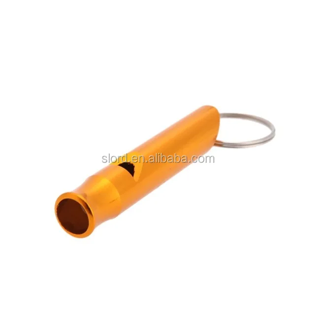 Aluminum Whistle EDC Sport Emergency Survival Whistles with Key Chain