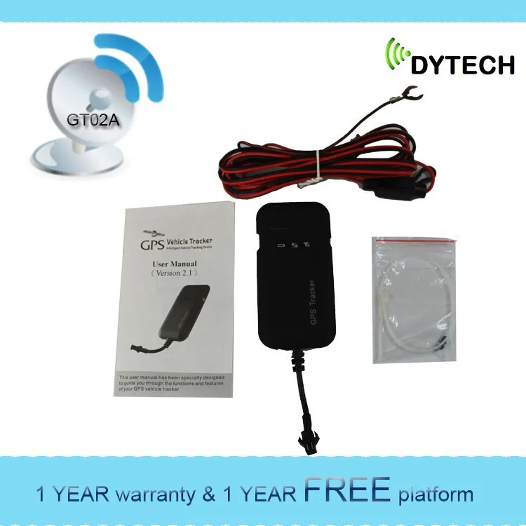 DYEGOO cheap price High quality e-bike car mini gps tracker GT02A with software online real time tracking system