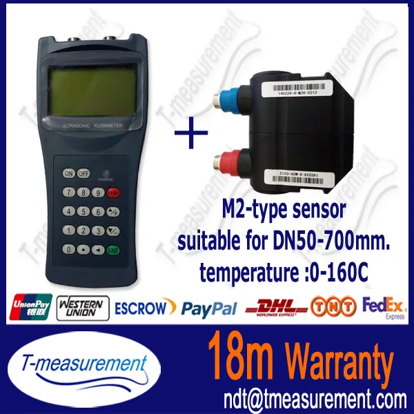TDS-100H Портативный ультразвуковой расходомер,цена ультразвуковой расходомер,расходомера 4-20 мА датчика
