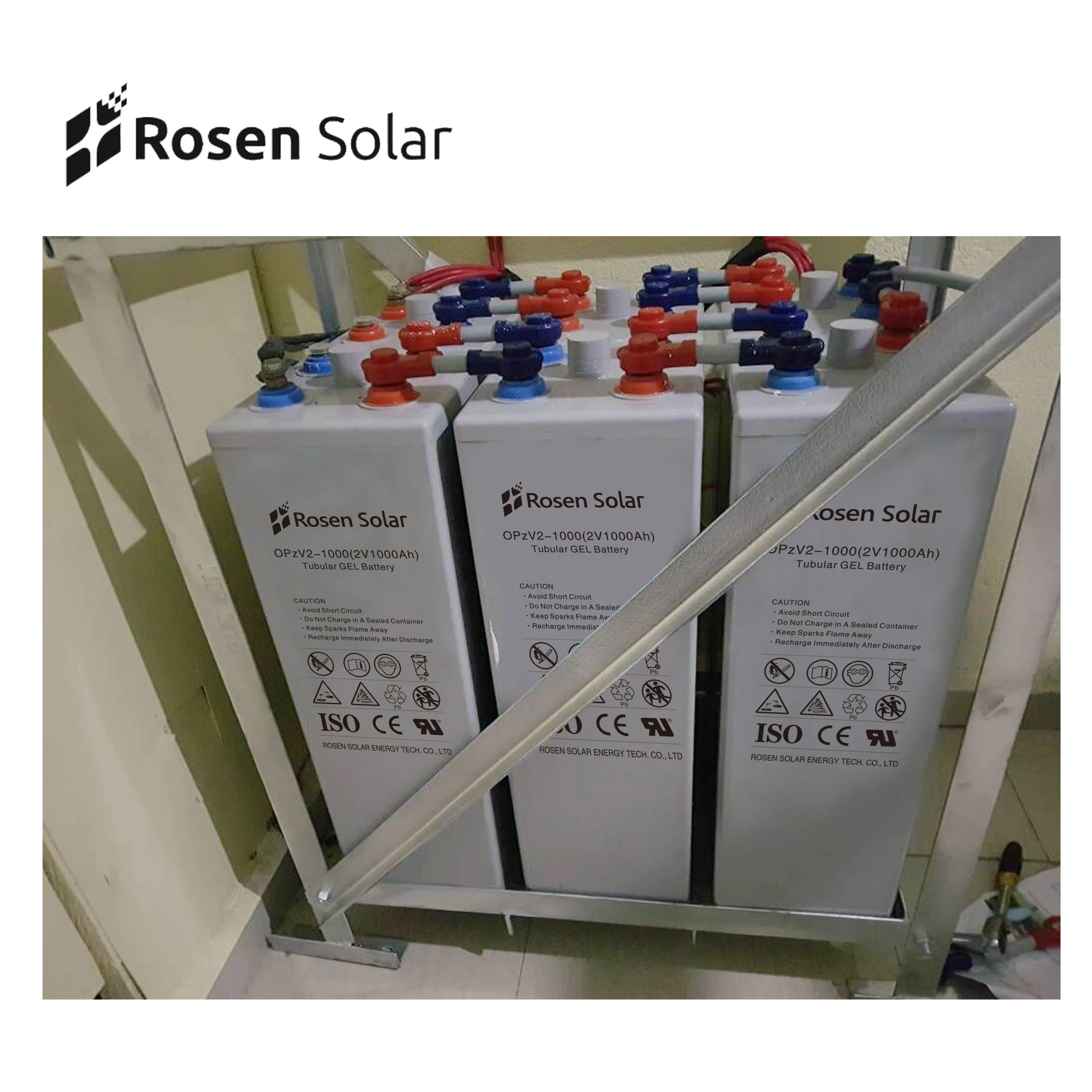 Ritar 2V OPzV 1500Ah Battery Valve Regulated Batteries for Off Grid Solar System