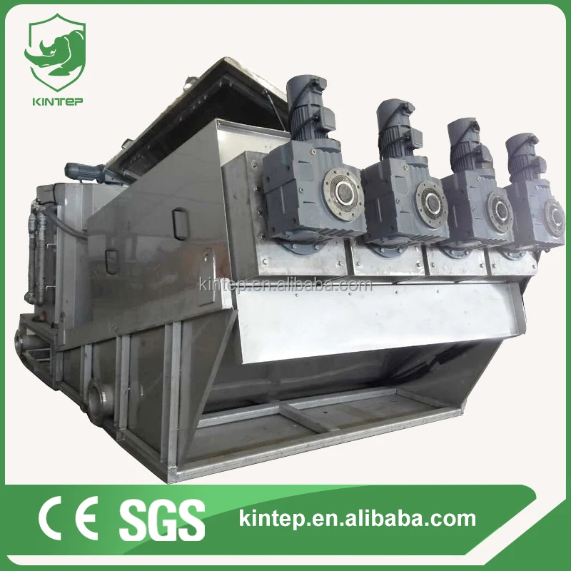 Специальные обезвоживания шлама машина multi-plate винтовой пресс