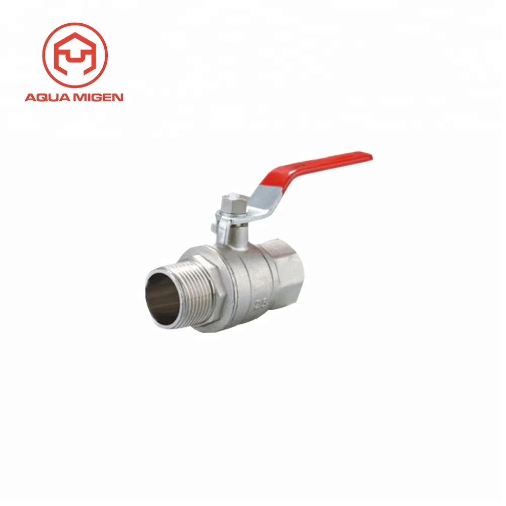 Sanwa Type 3 inch CW617N Nickel Plated Brass Ball Valve