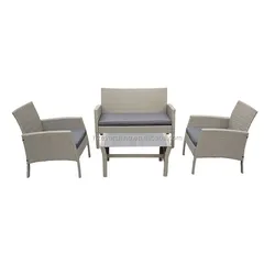 Best Seller Cheap 4pcs Rattan Garden Sofa Set Wicker Resin Outdoor Furniture