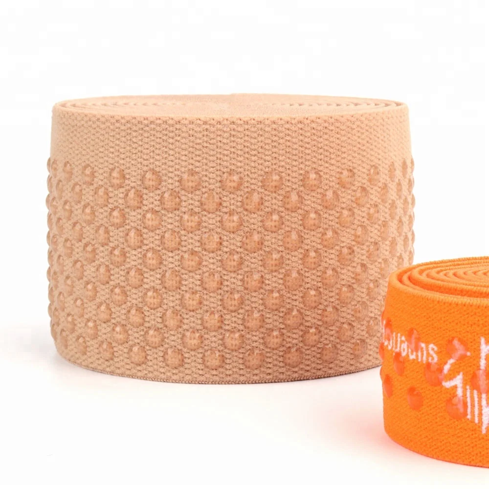 XDH Top Quality OEM Designs Custom Silicone Printing Elastic Webbing Band