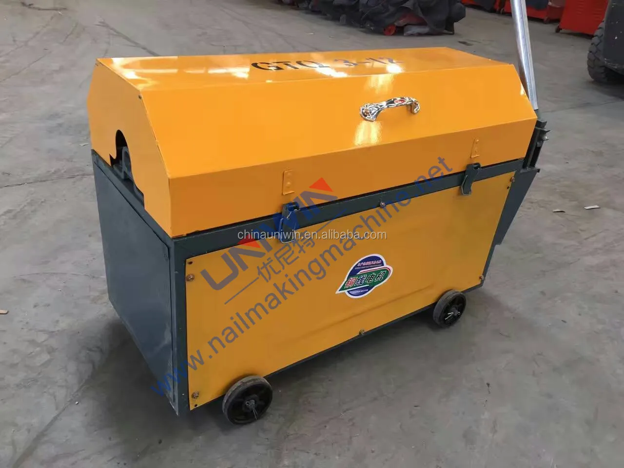 Hydraulic Steel wire straightening and cutting machine for round rebar, coiled bar, deformed rebar