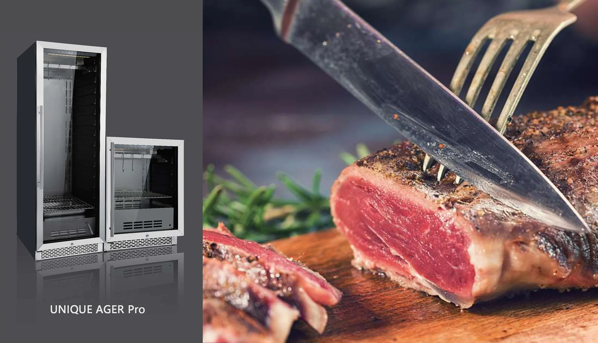 
127L Dry Aging Fridge, Meat maturing fridge, Steak ager 