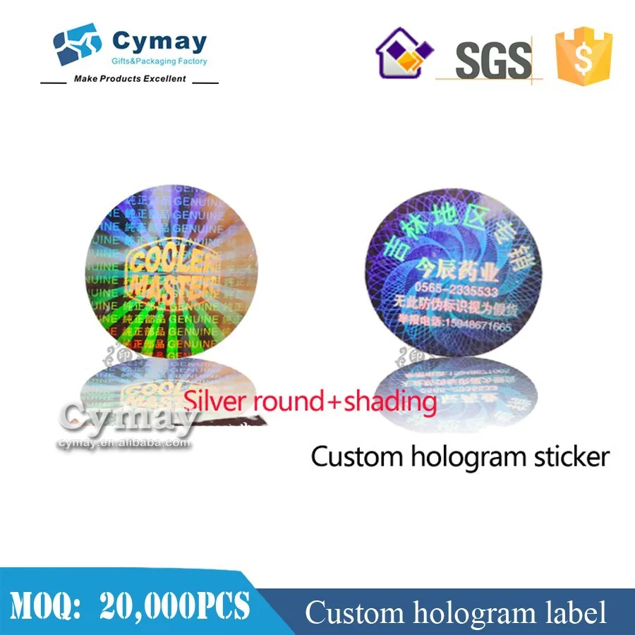 
Custom hologram genuine guaranteed sticker,custom laser sticker labels 
