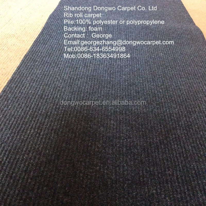 fire retardant commercial rubber carpet roll for office application