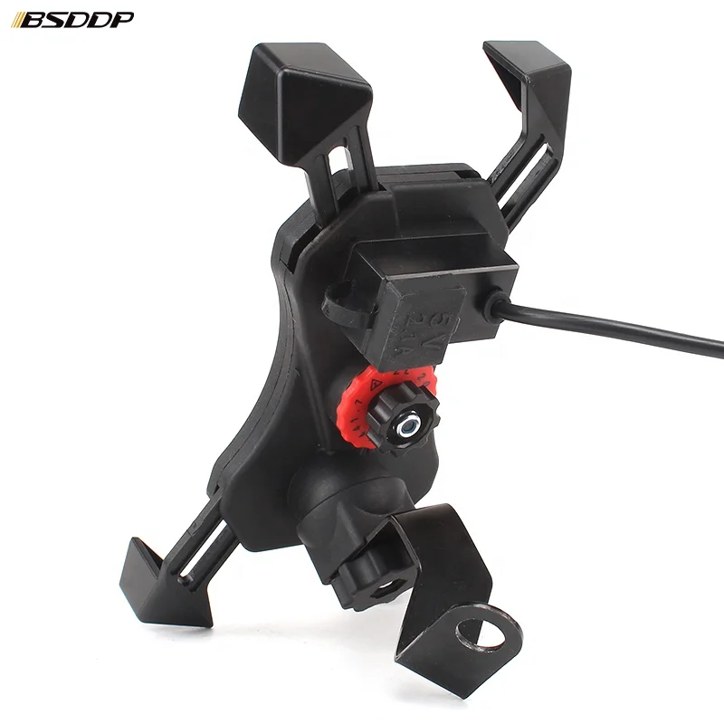 
Motorcycle mobile phone holder USB charging waterproof take-out mountain electric bicycle fixed frame GPS Navigator 
