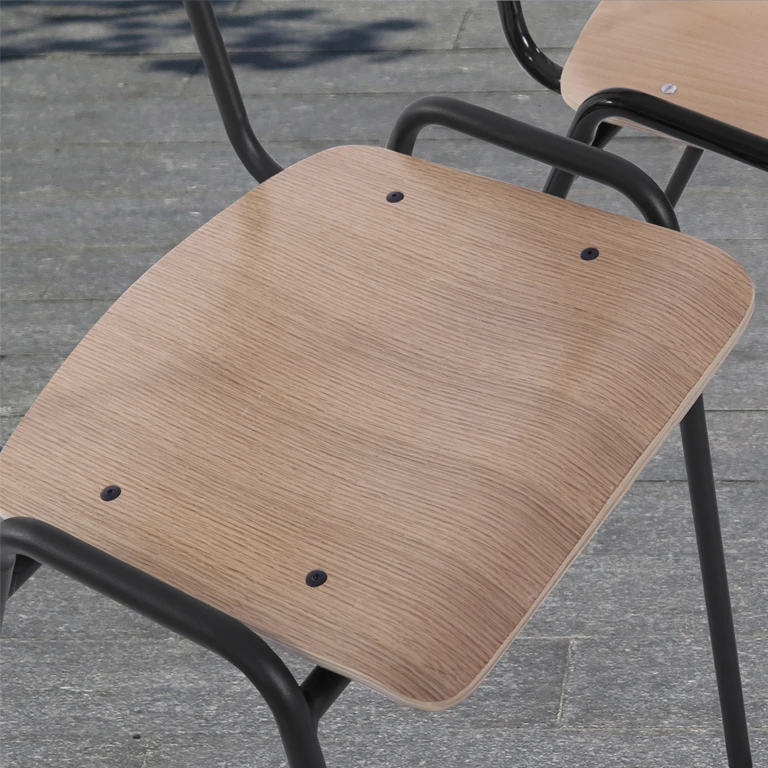 School chair metal leg chair and useding chair for church