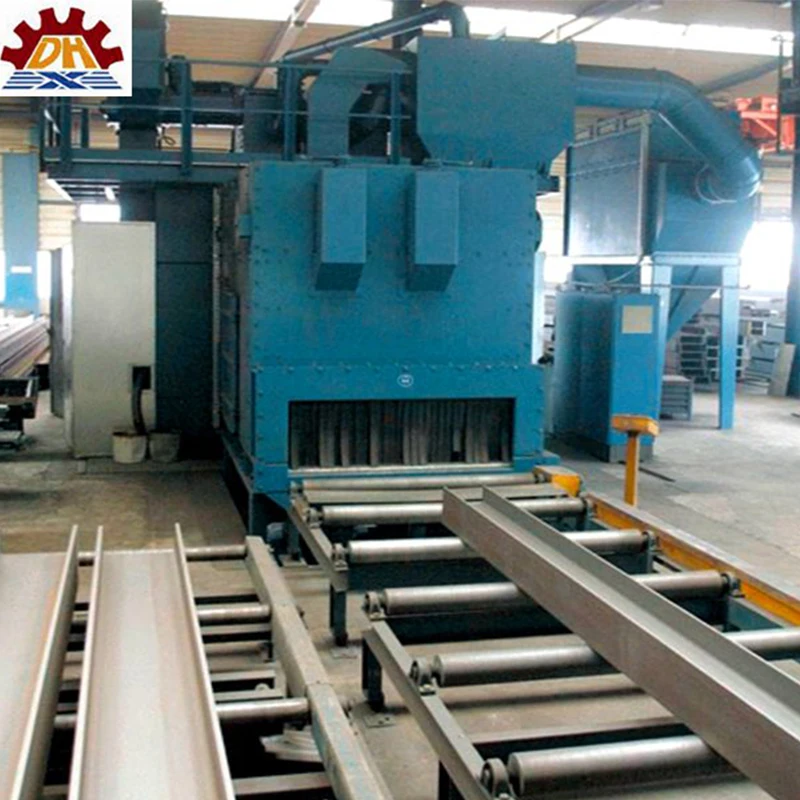 Steel concrete formwork for h beam wall slab beam column shot blast cleaning machine