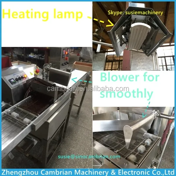 Электрическая машина для нанесения шоколадного покрытия сертификация CE 30 кг