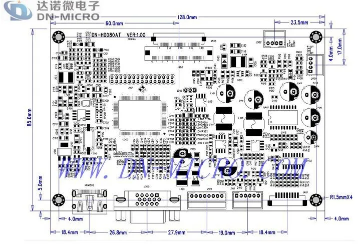Original New 5-21.5 inch Lvds 10.1 Inch Lcd Driver Boards With Hd Mi Input